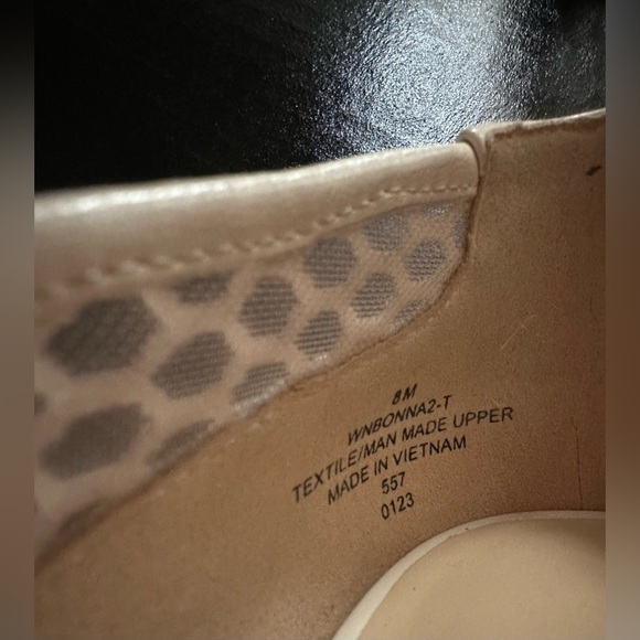 Nine West Cream Mesh Pointed Flats - Picture 10 of 16